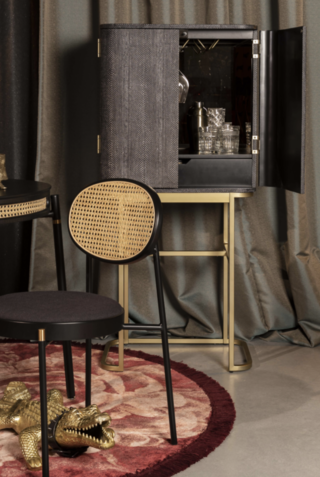 Wand-/wijnkast BOLD MONKEY, Ava Morgana | slangenleer